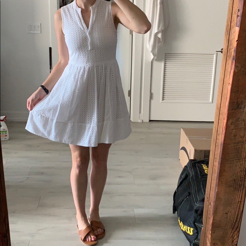 Banana Republic white dress